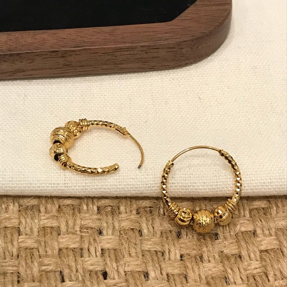 Hoop earrings for women, gold Hoop Earrings, Hoop Earrings, Dainty Earrings Gift - Picture 7 of 10